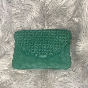 Green Vegan Leather Clutch 🔥🔥🔥